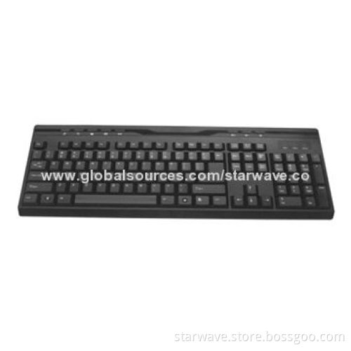Multimedia Keyboard with Black Color